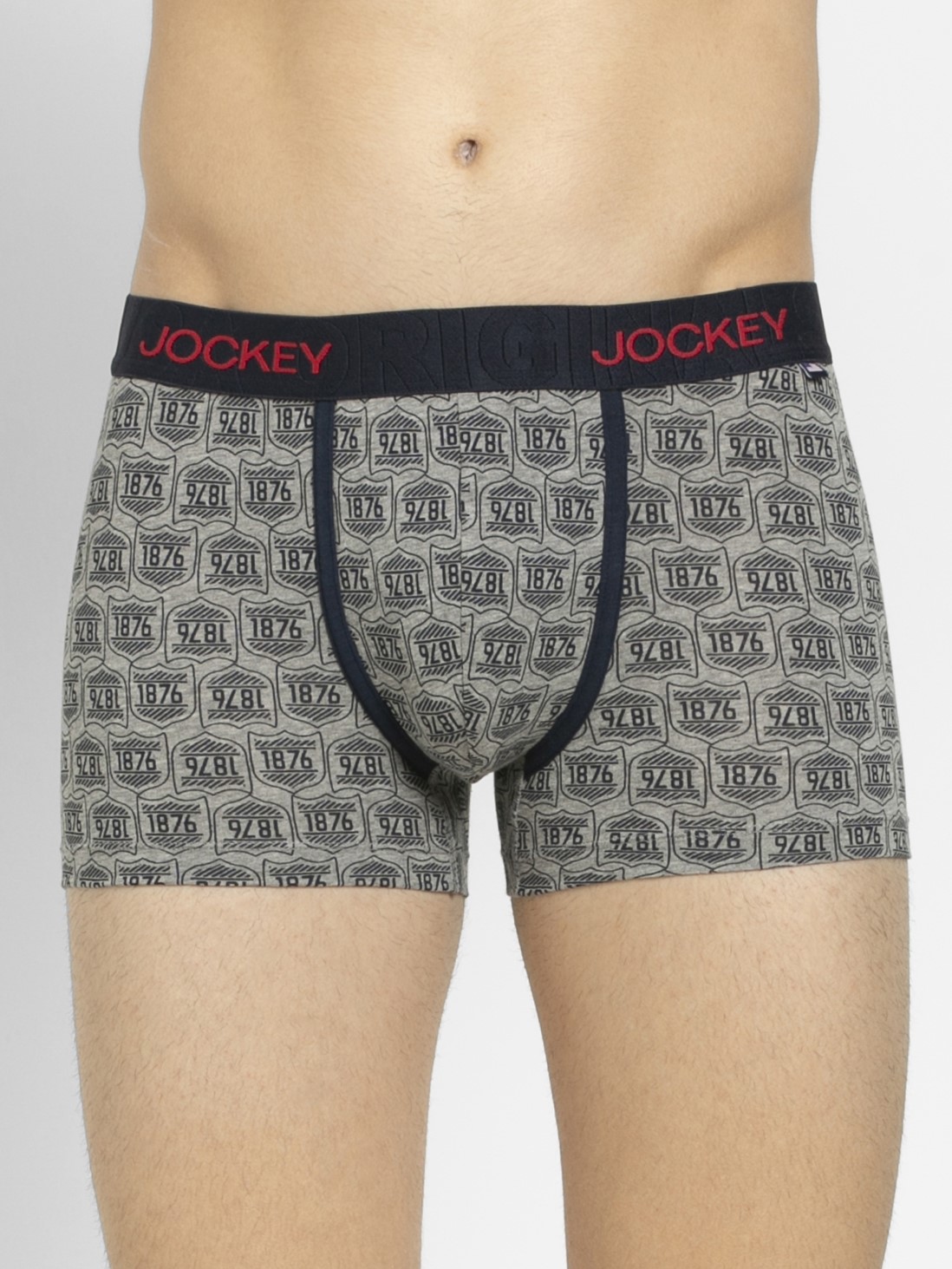 

Jockey Men Navy Print 38 Printed Trunk -  - US63, Blue