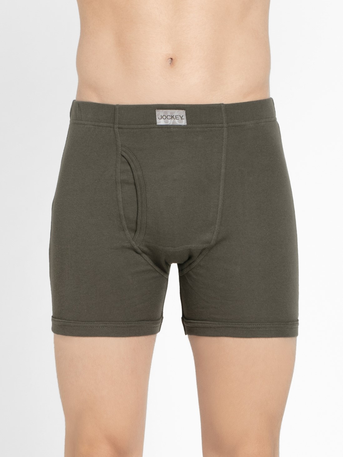 

Jockey Men Deep Olive Boxer Brief -  - 8008, Green