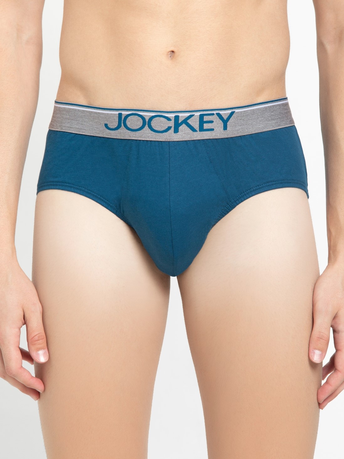 

Jockey Men Seaport Teal Square Cut Brief -  - 8037, Blue