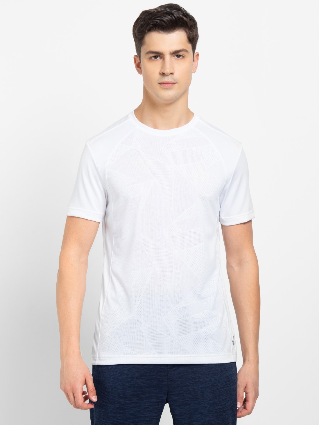 

Jockey Men White T-Shirt -  - MV15