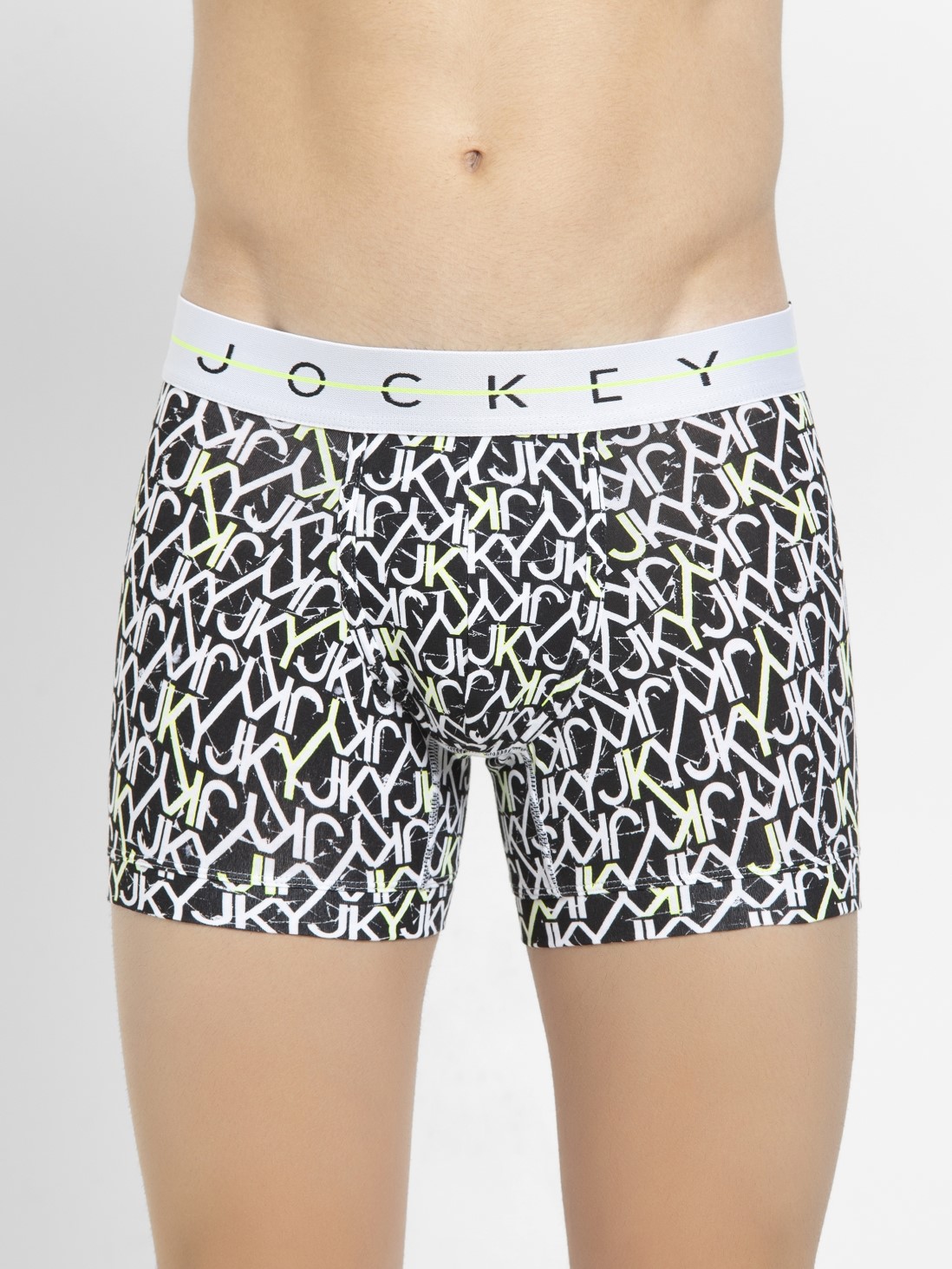 

Jockey Men Black & White Print2 Trunk -  - NY02