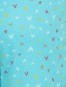 Girl's Super Combed Cotton Relaxed Fit Printed Shorts with Side Pockets - Blue Curacao Printed