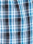 Men's Super Combed Cotton Satin Weave Regular Fit Checkered Bermuda with Side Pockets - Multi Color Check Des