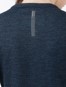 Women's Microfiber Fabric Relaxed Fit Solid V Neck Half Sleeve Performance T-Shirt With Stay Fresh Treatment - Cosmic Sapphire
