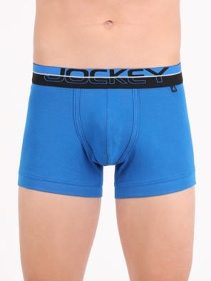 Buy Royal Blue Ultra-soft Tactel Nylon Mens Trunks with Double layer ...