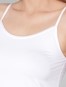 Women's Polyester Elastane Stretch Camisole with Stay Fresh Properties and Smooth Adjustable Straps - White