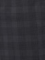 Men's Super Combed Cotton Elastane Stretch Regular Fit Checkered Shorts with Side Pockets - Graphite