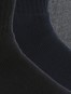 Men's Compact Cotton Terry Crew Length Socks With Stay Fresh Treatment - Black/Navy/Charcoal Melange(Pack of 3)