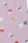 Girl's Super Combed Cotton Relaxed Fit Printed Shorts with Side Pockets - Lavendula