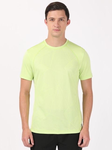 Jockey Men Apparel Tops | Men's Microfiber Fabric Breathable Mesh Round  Neck Half Sleeve T-Shirt with Stay Fresh Treatment - Green Glow