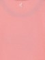 Girl's Super Combed Cotton Graphic Printed Relaxed Fit Hi Low Hem Short Sleeve T-Shirt - Flamingo Pink