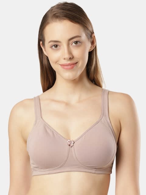 Lace Trim Full Coverage Cotton Wirefree Bra Plus Size 36 48 B C D DD E  210623 From Dou01, $15.29