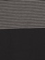 Men's Super Combed Cotton Rich Striped Round Neck Half Sleeve T-Shirt - Black