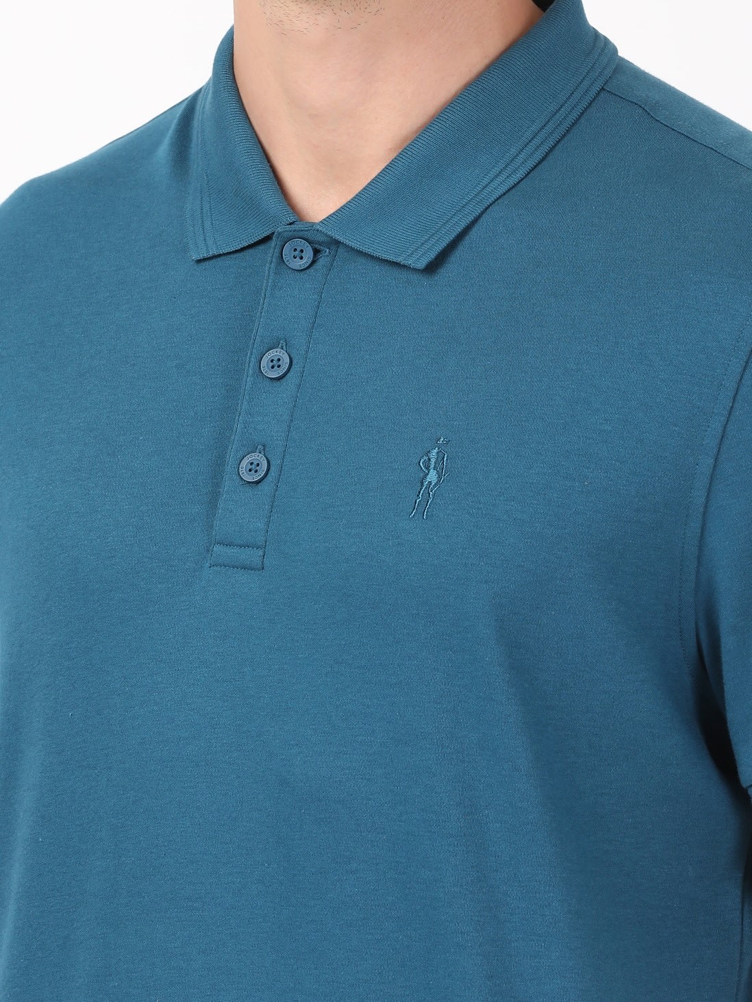 Jockey Men Apparel Tops Mens Super Combed Cotton Rich Solid Half Sleeve Polo T Shirt