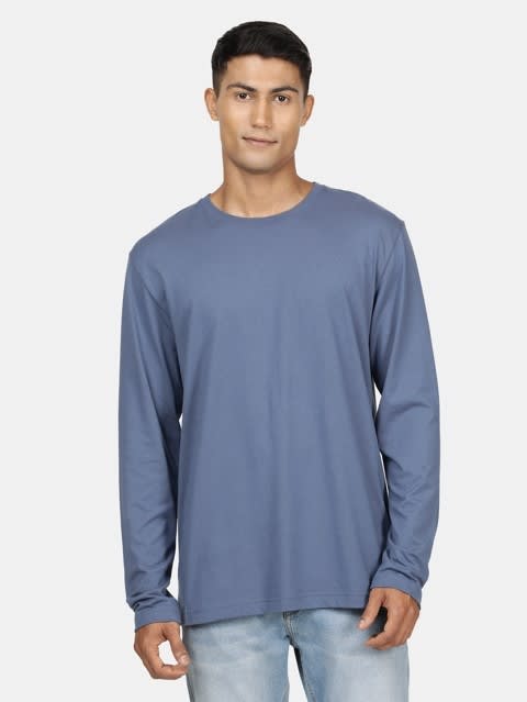 True Classic Long Sleeve Crew Shirt for Men. Premium Fitted Mens Crew Neck  Shirt for Men., Indigo, Small : : Clothing, Shoes & Accessories