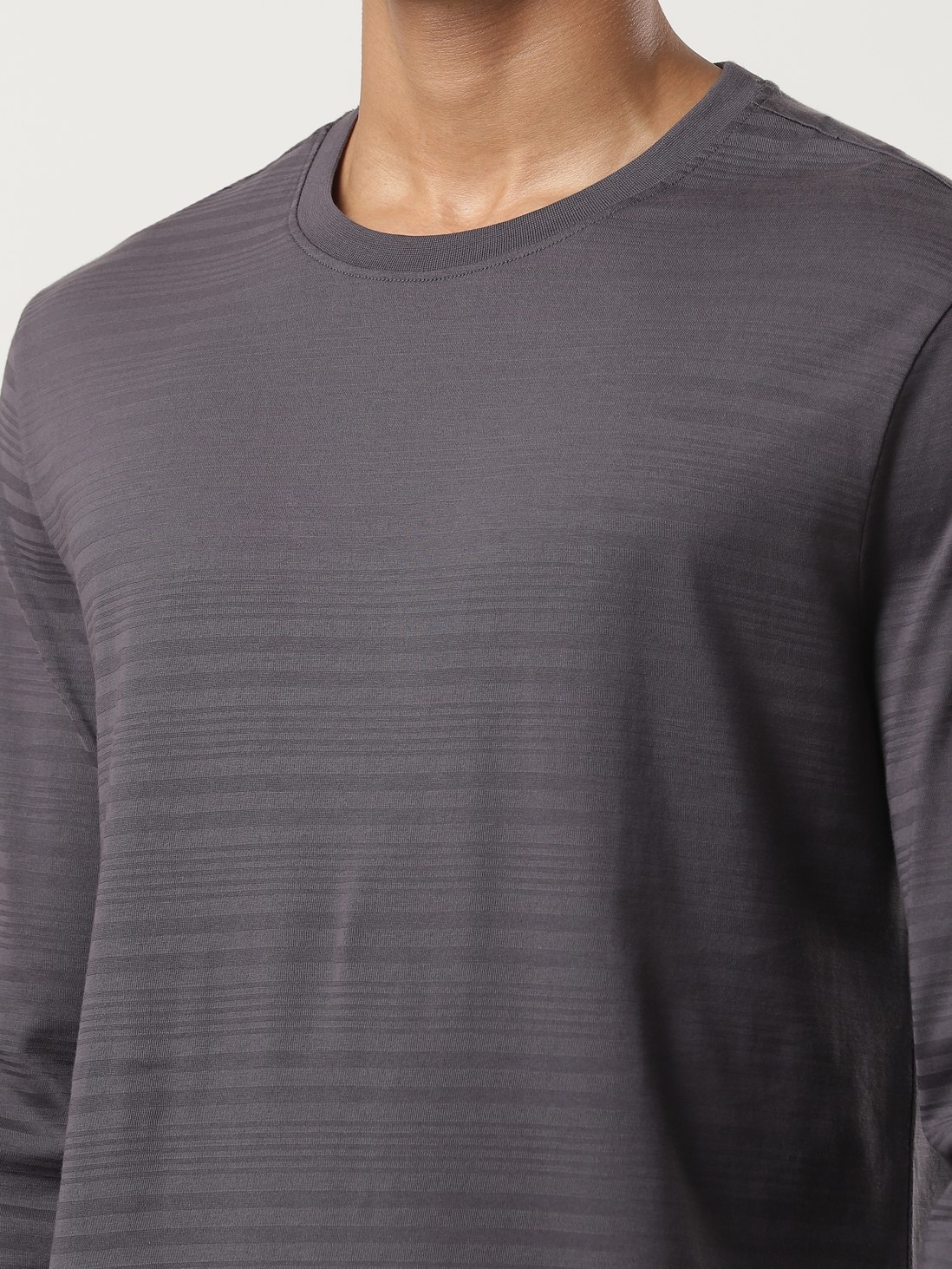 Cotton Men's Round Neck Full Sleeves T Shirts At Rs 135 In Mumbai | ID