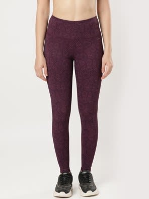 Jockey Purple Glory Printed Yoga Pant Price Starting From Rs 845. Find  Verified Sellers in Theni - JdMart
