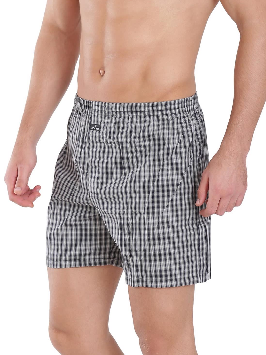 Buy Light Assorted Checks Boxer Shorts with Concealed Waistband (Pack ...