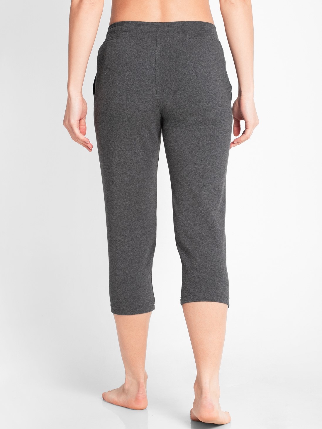 womens gray capri pants