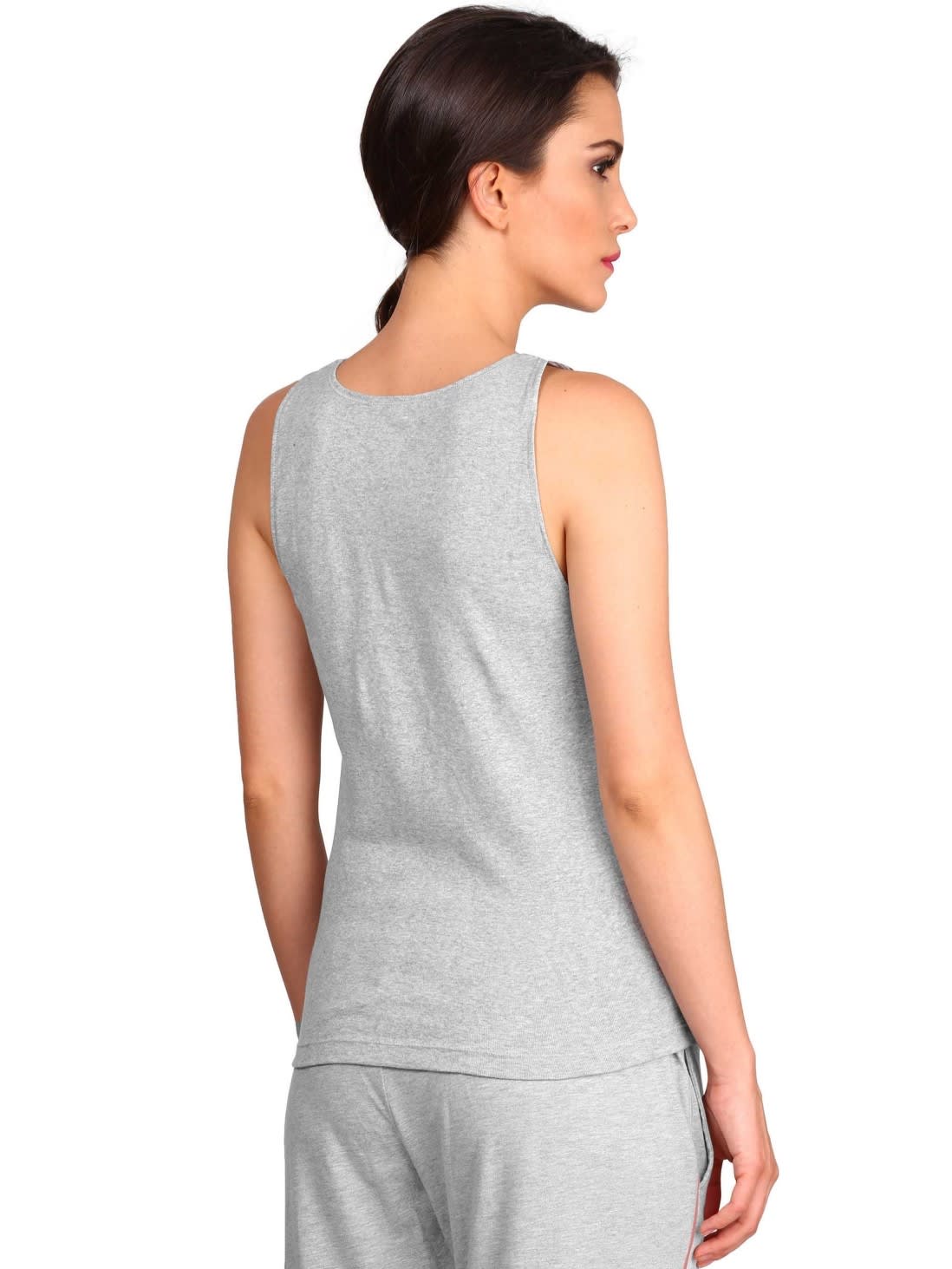 Download Jockey Women Innerwear Tops | Light Grey Melange Tank Top