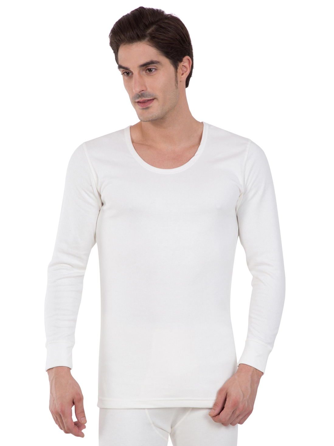 

Jockey Men Off White Thermal Long Sleeve Vest -  - 2401