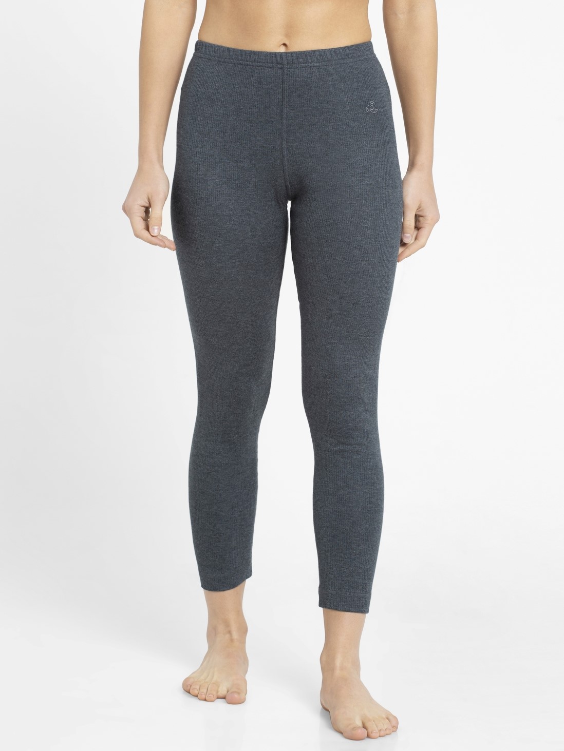 

Jockey Women Charcoal Melange Thermal Leggings -  - 2520, Grey