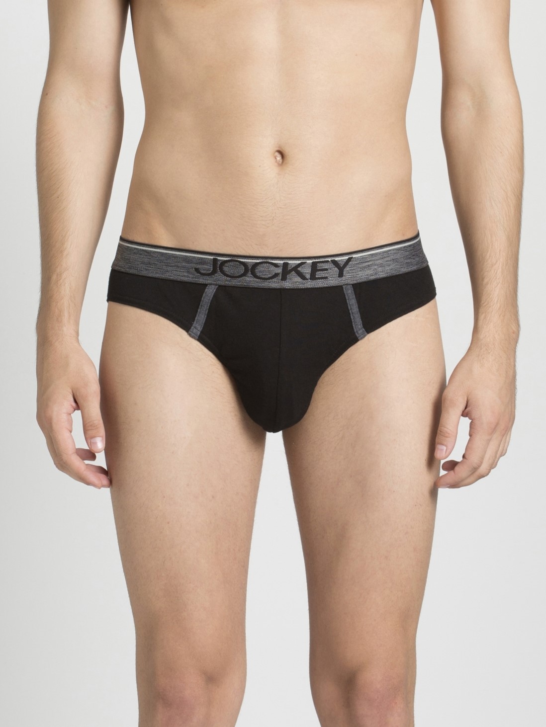 

Jockey Men Black Modern Brief -  - 8044, Grey