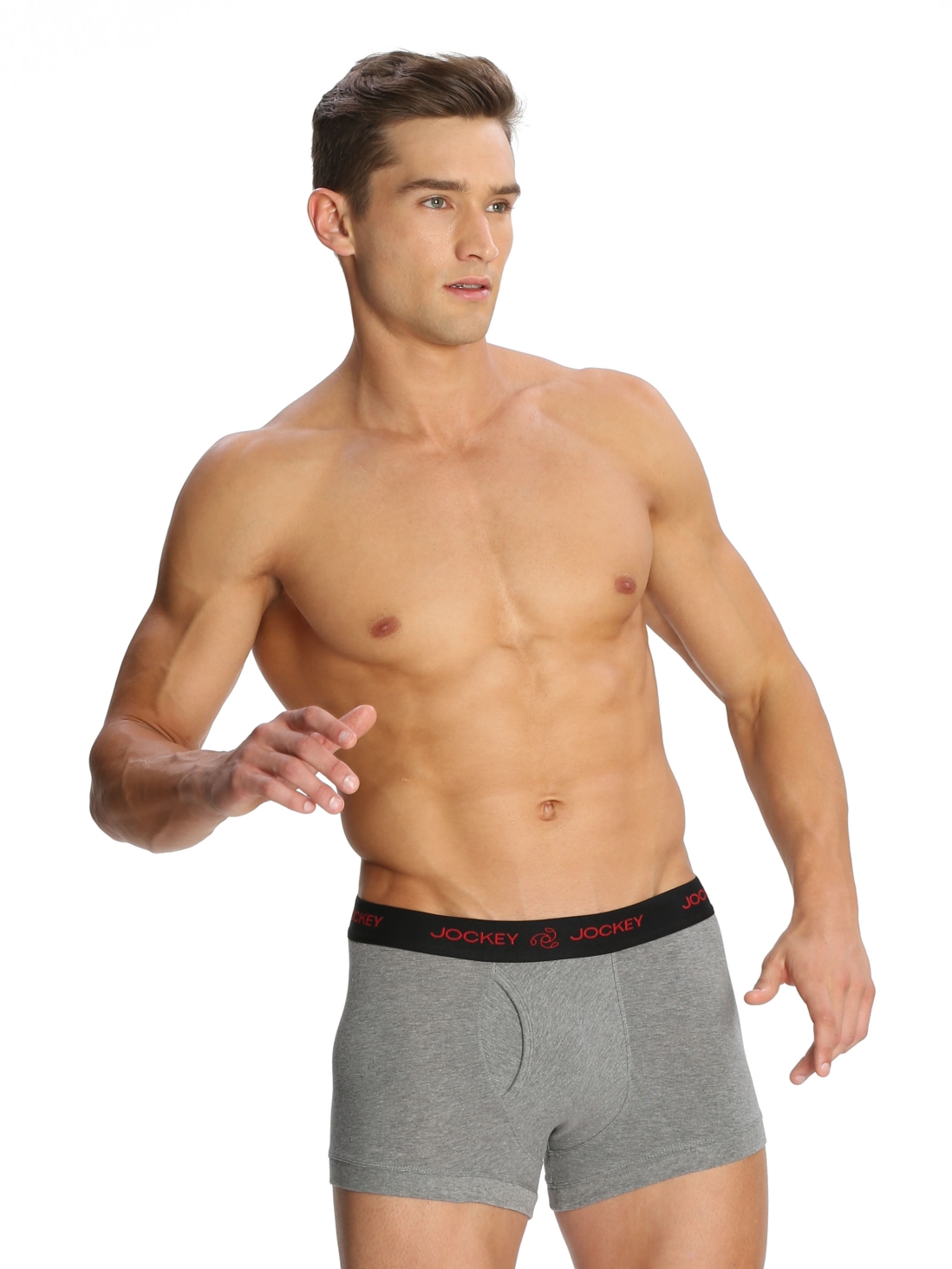 Download Jockey Men Innerwear Bottoms | Dark Grey Melange Boxer Brief