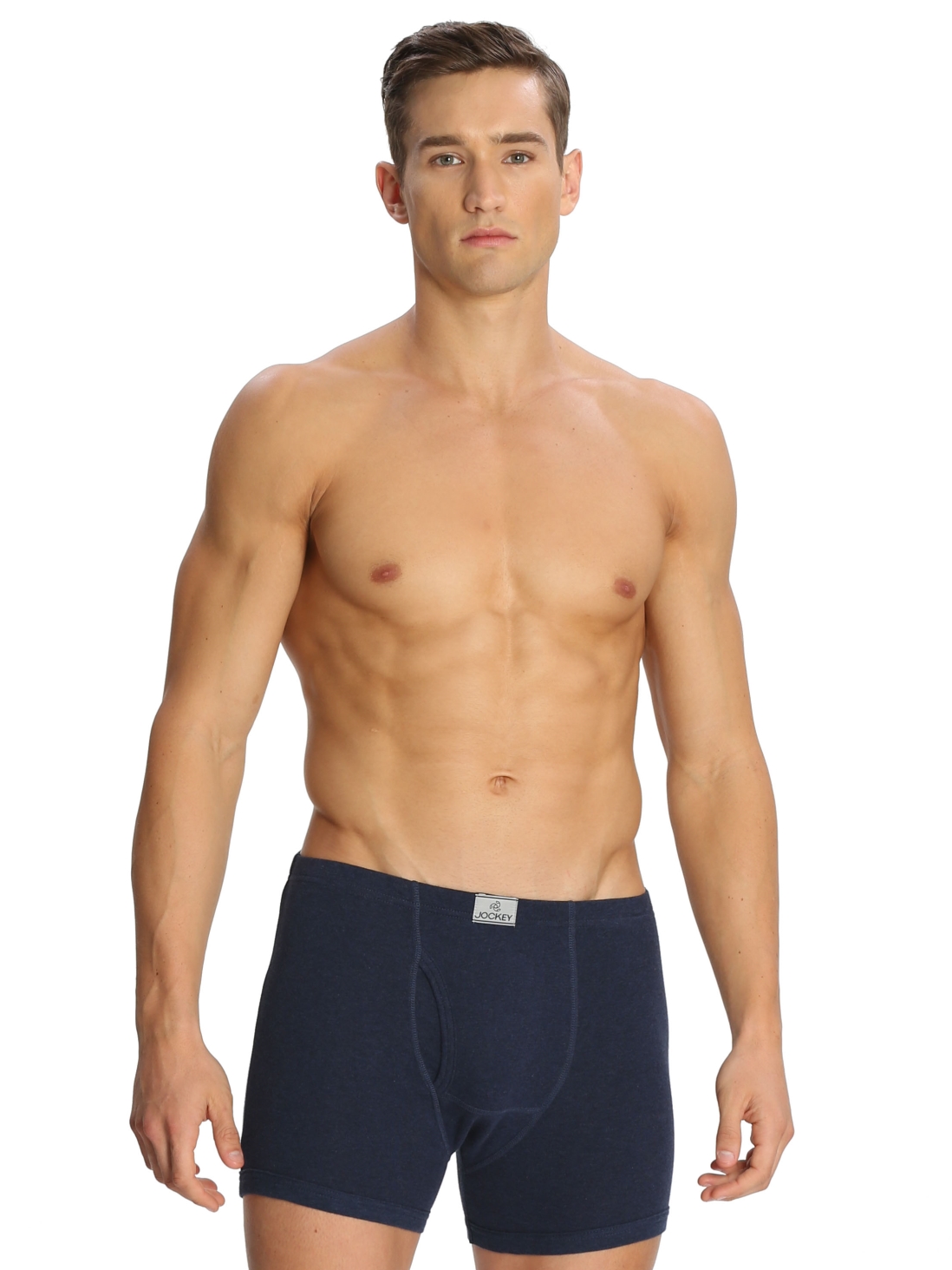 Download Jockey Ink Blue Melange Boxer Brief Pack Of 2 | Buy Men's ...