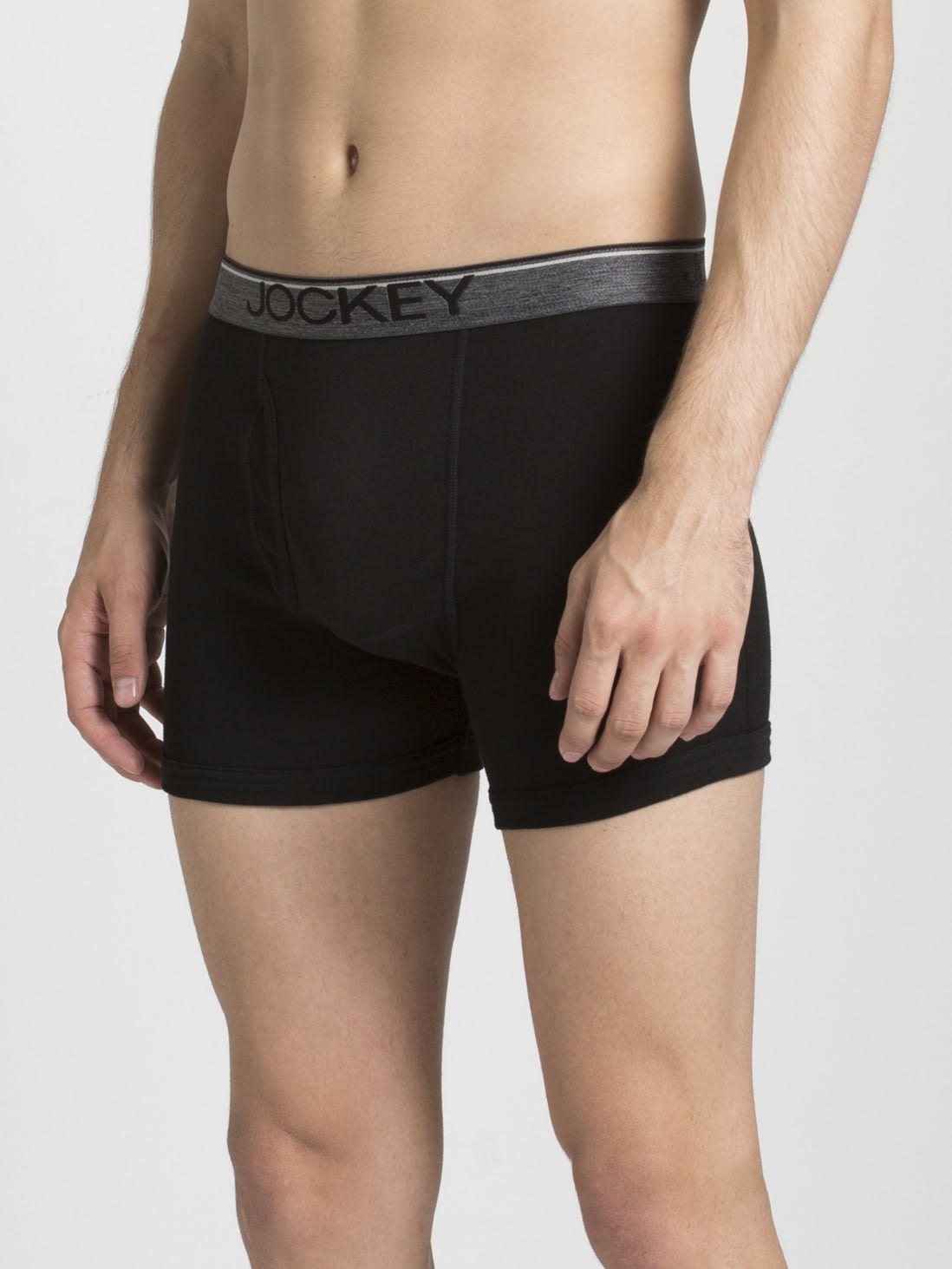 Jockey Men Innerwear | Black Boxer Brief Pack of 2