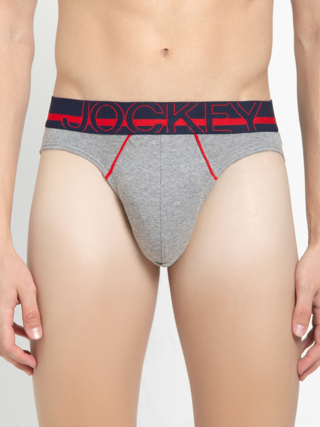 

Jockey Men Grey Melange Modern Brief -  - US17