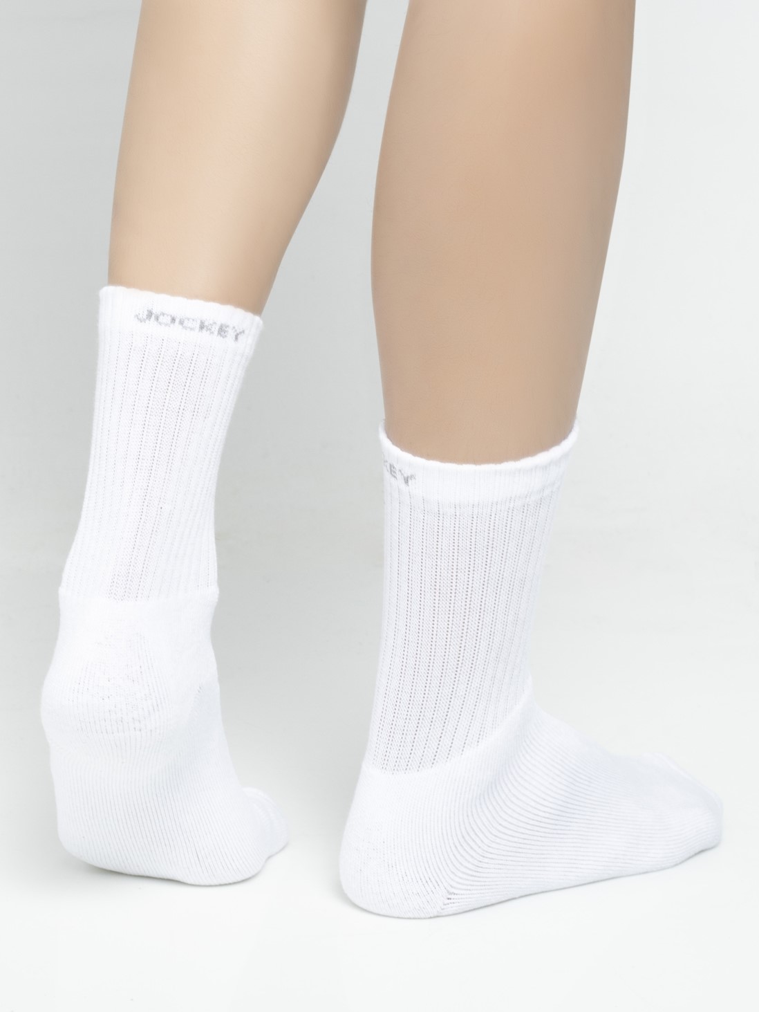 Buy White Crew Socks (Pack of 3) for Men 7030 Jockey India