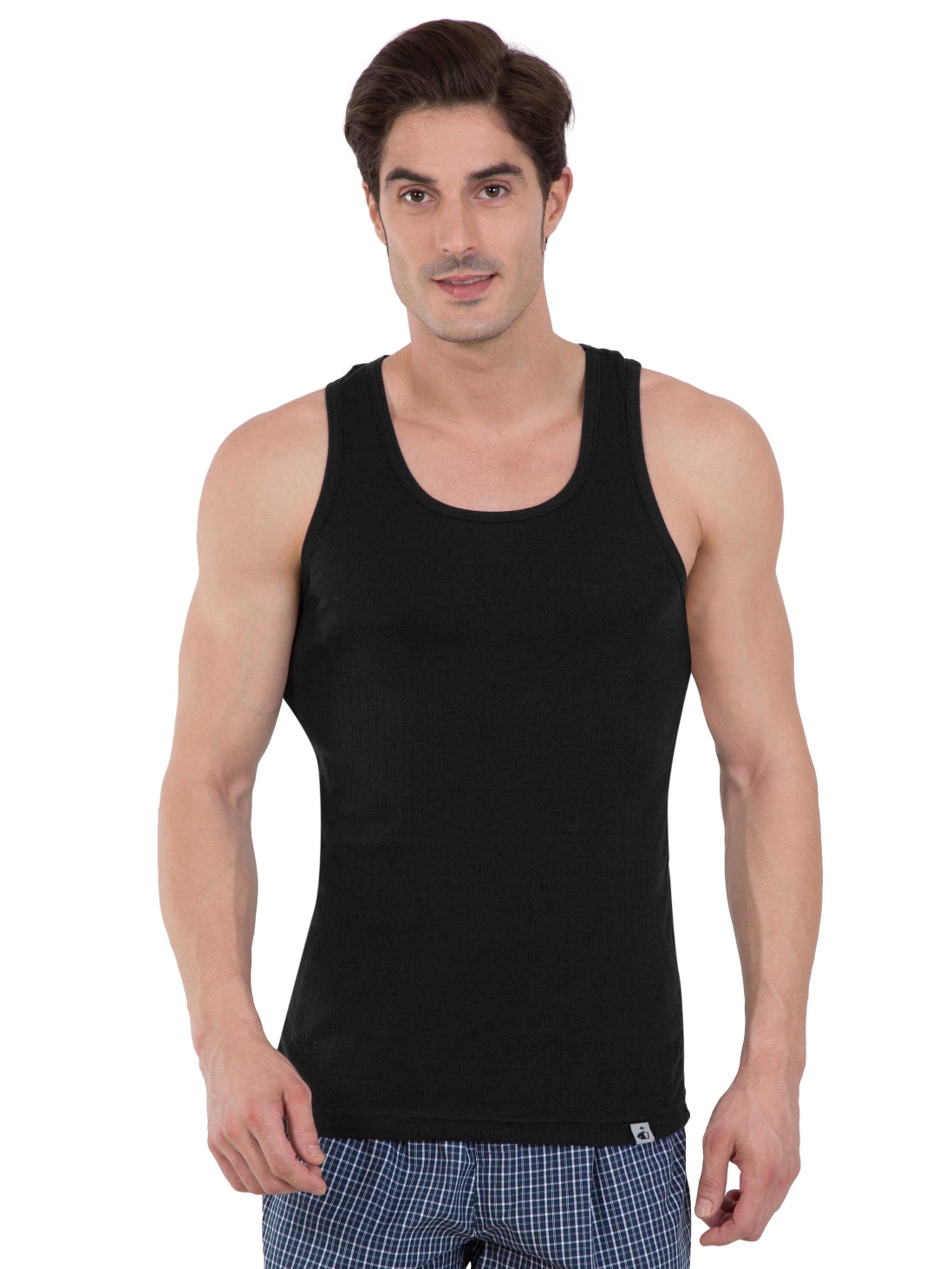 

Jockey Men Black Racer Back Shirt -  - 9922