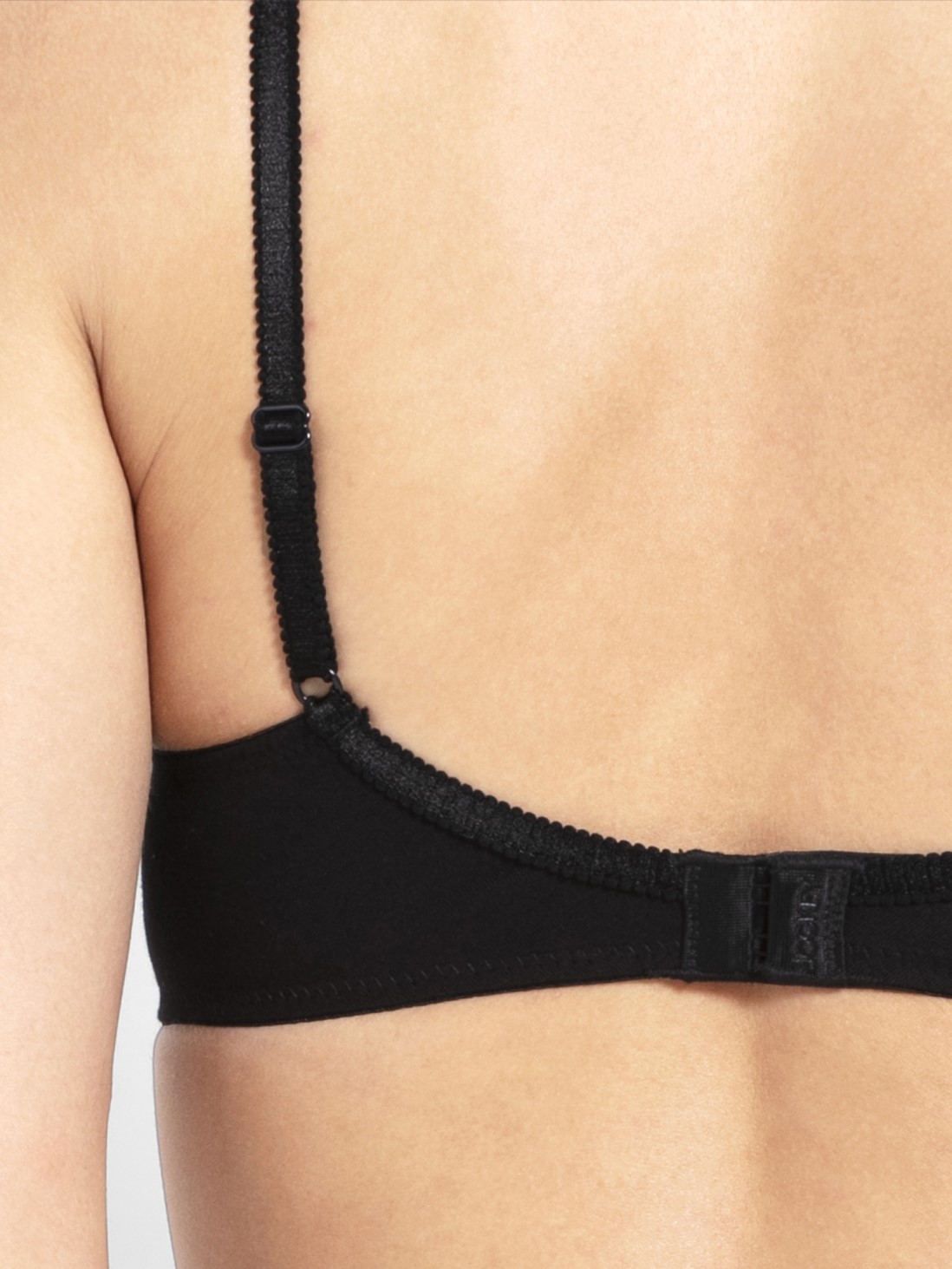 Buy Black Seamless Wirefree NonPadded Bra with contoured Shaper Panel