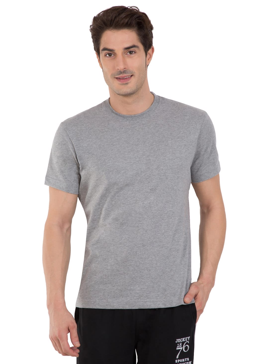 Download Jockey Men Apparel Tops | Grey Melange Sport T-Shirt