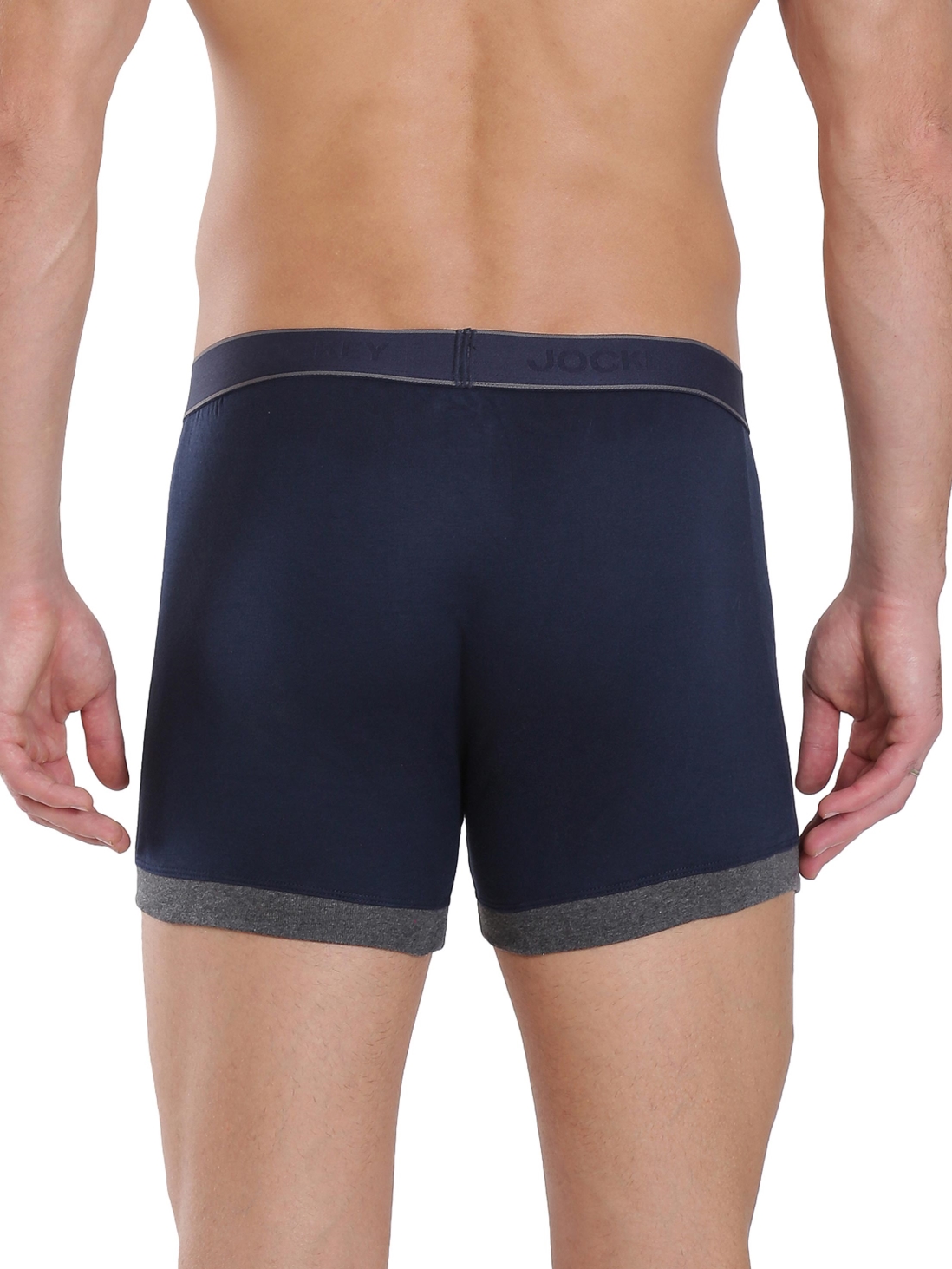 Jockey Men Innerwear | Navy & Charcoal Melange Boxer Brief