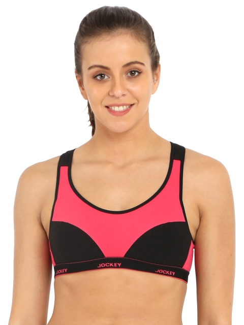 jockey women's cotton padded active bra