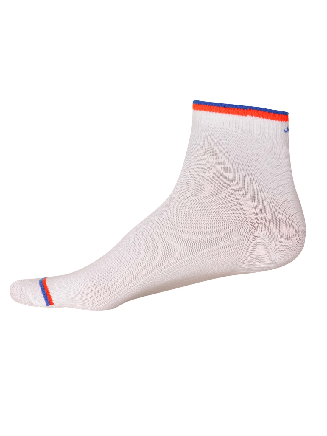 

Jockey Men White & Rich Royal Blue Men Ankle Socks -  - 7051