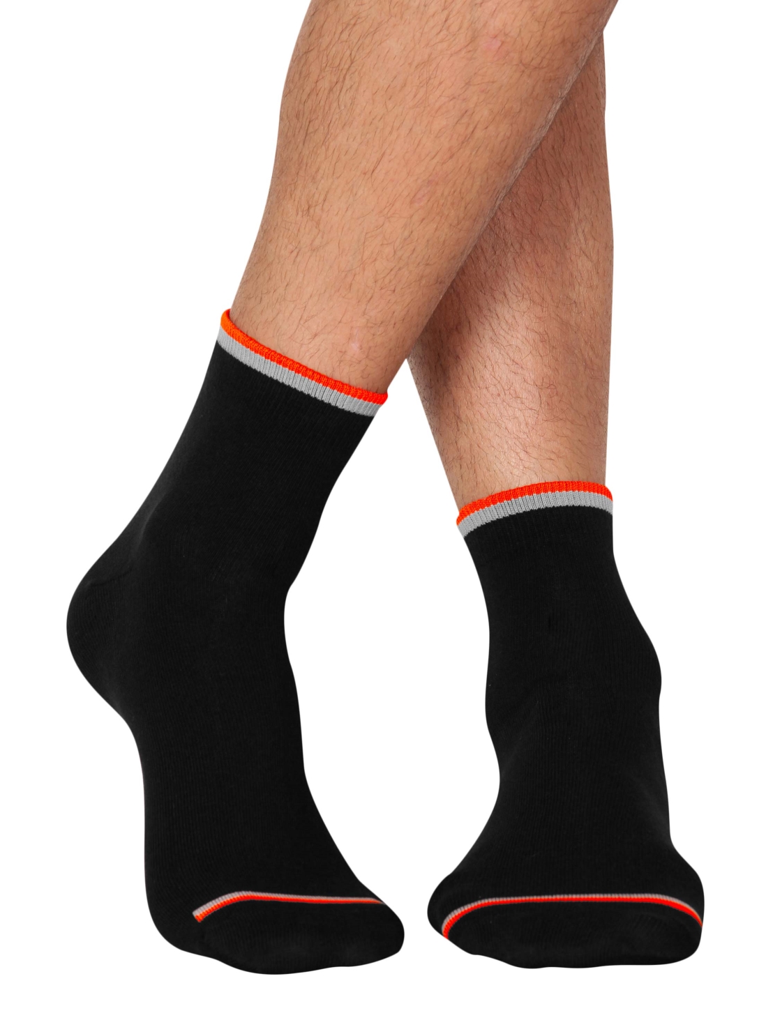 

Jockey Men Black & Assorted Neon Colors Men Ankle Socks -  - 7051