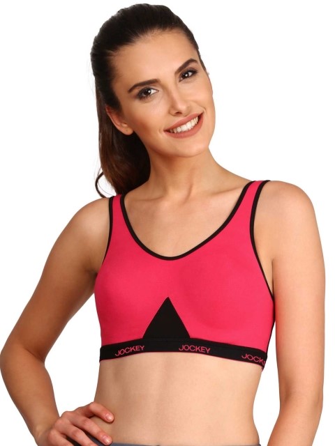 red calvin klein sports bra