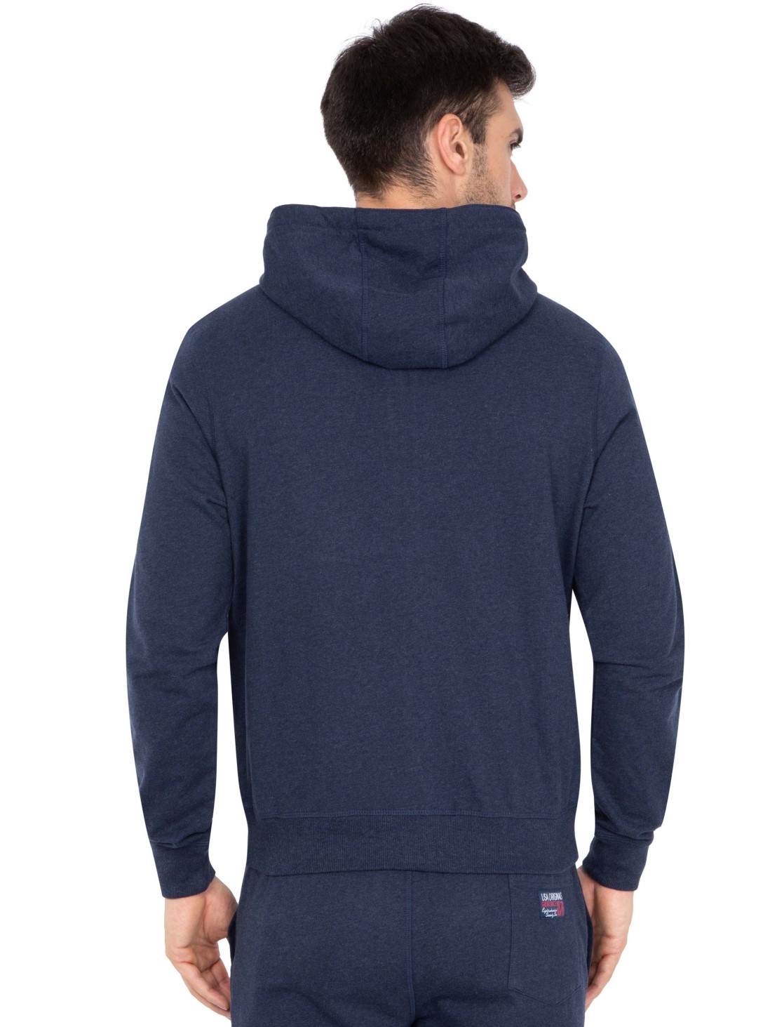 Download Jockey Men Outerwear Tops | Ink Blue Melange Zip Thru Hoodie