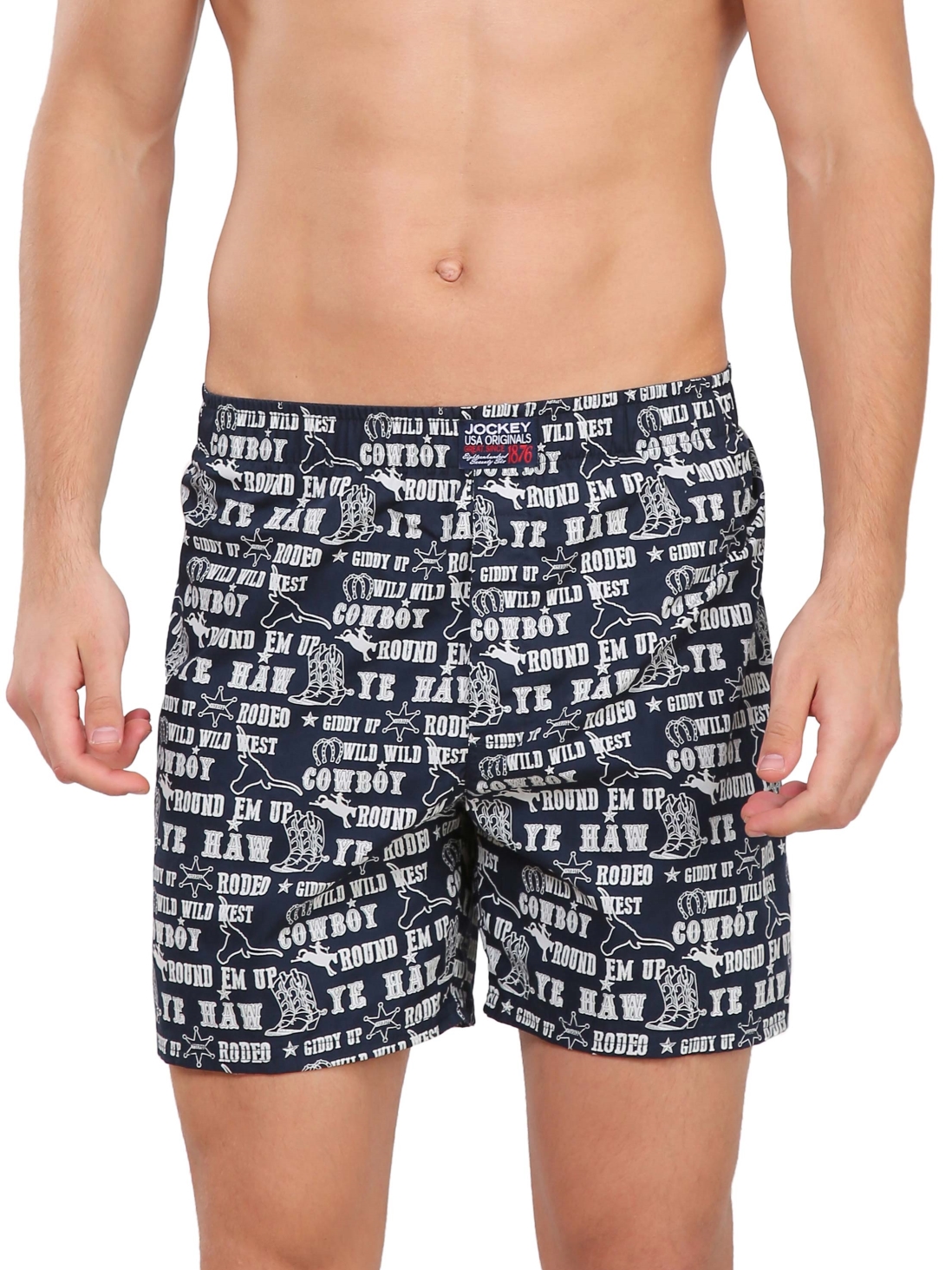 jockey printed boxer shorts