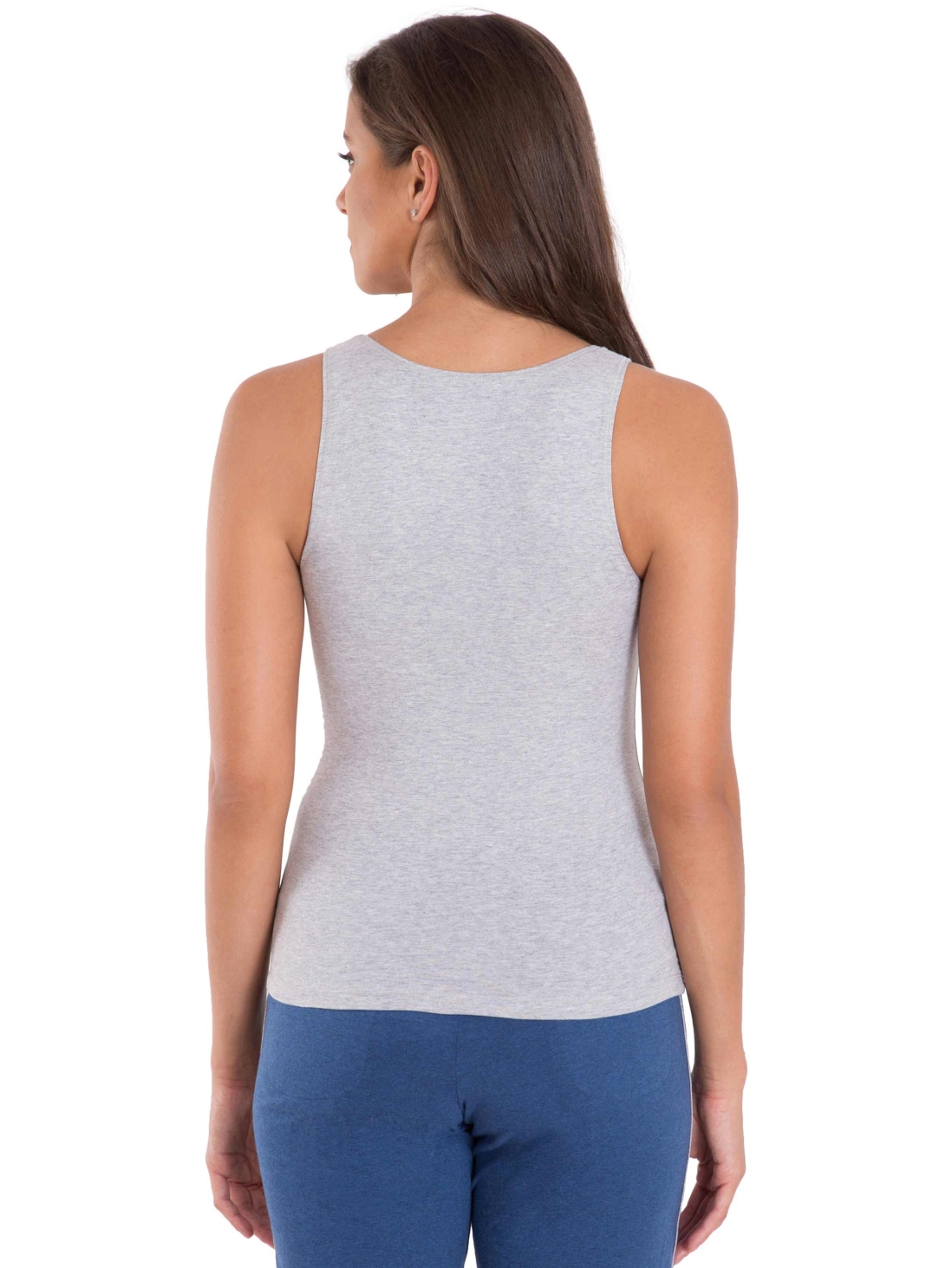 Download Jockey Women Apparel Tops | Light Grey Melange Tank Top