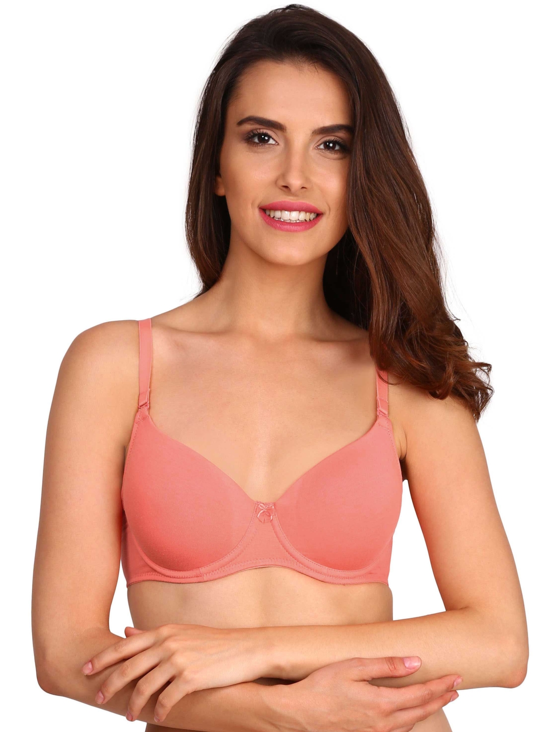 

Jockey Women Peach Blossom T-Shirt Bra -  - 1245, Pink