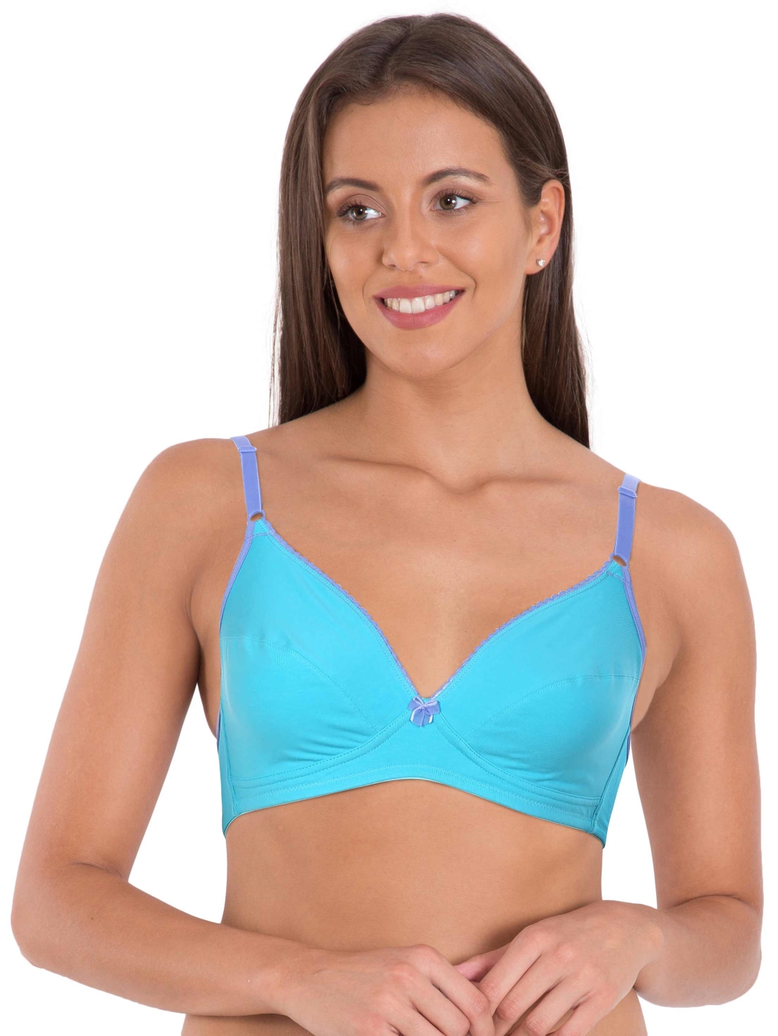 

Jockey Women Teal & Iris Blue Fashion Fit Bra -  - 3101