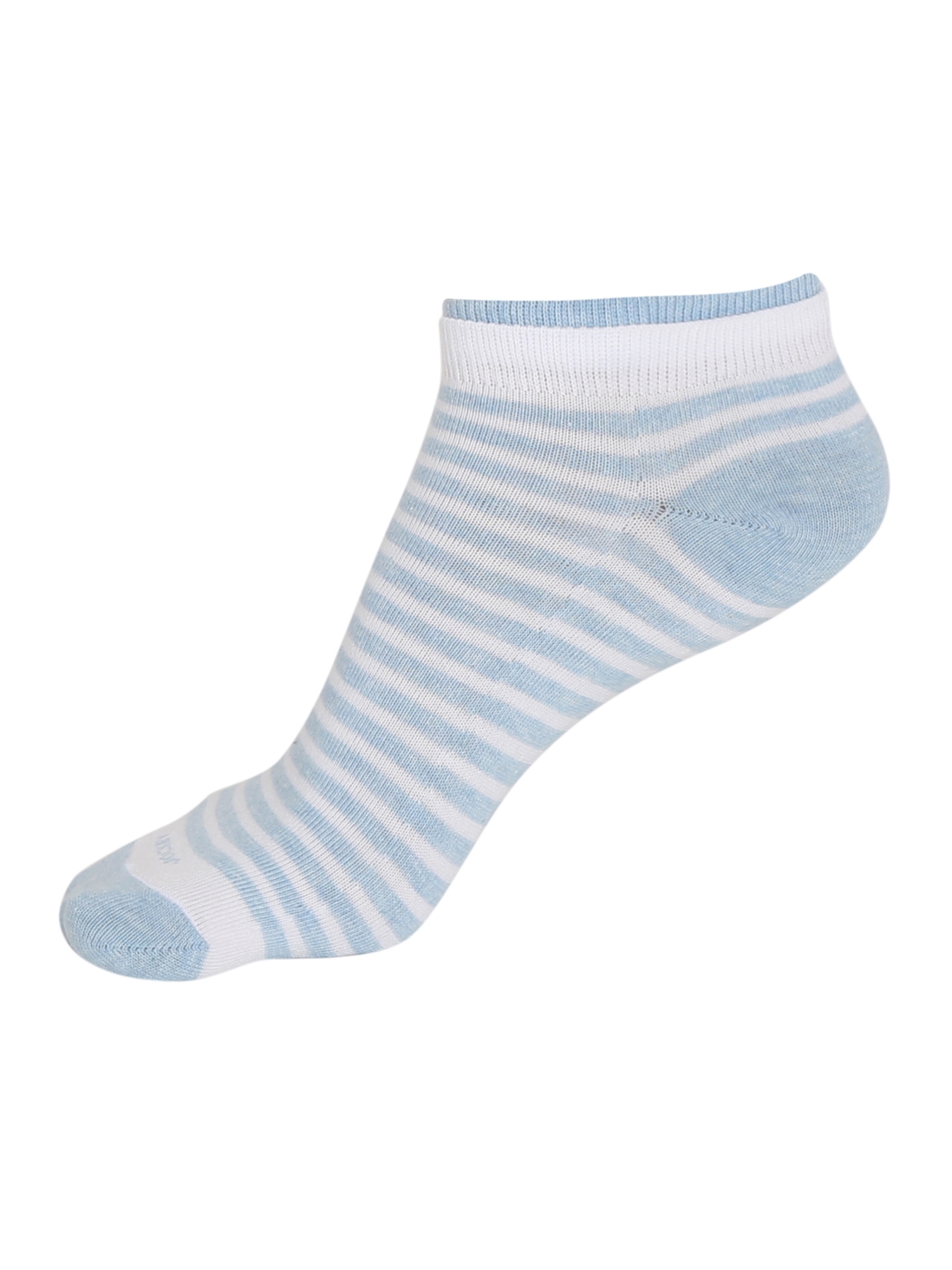 

Jockey Women White & Sky Melange Women Low show socks Pack of 2 -  - 7480