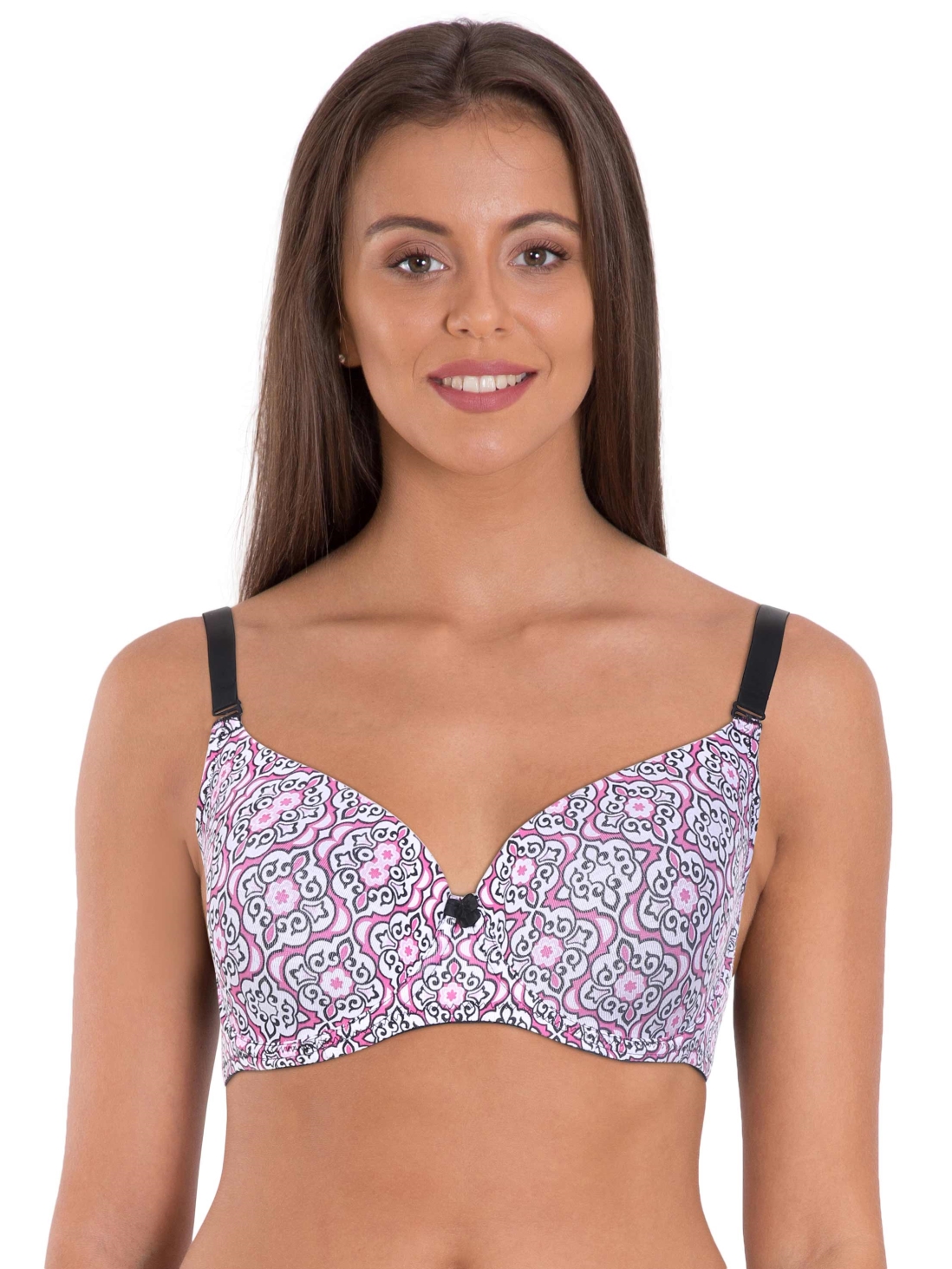 

Jockey Women Black print T-Shirt Bra -  - 1245