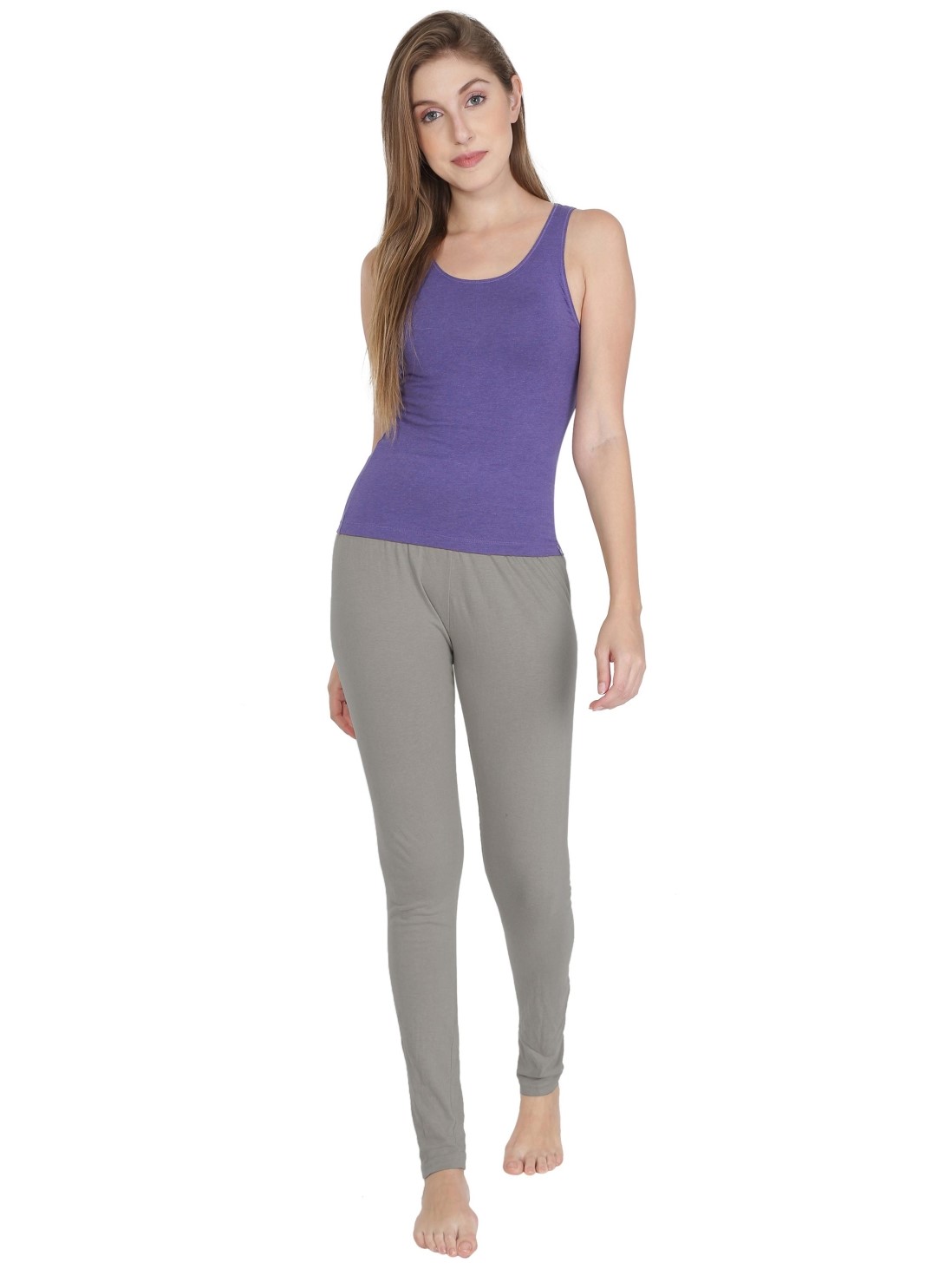 Download Jockey Women Apparel Tops | Cyber Grape Melange Tank Top