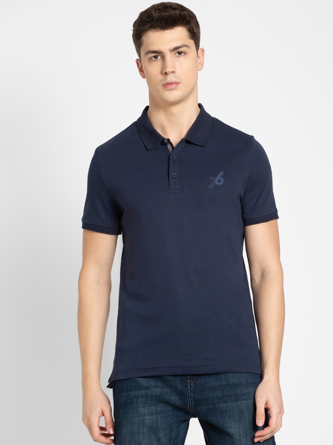 

Jockey Men Navy Sport Polo T-Shirt -  - 3911, Blue