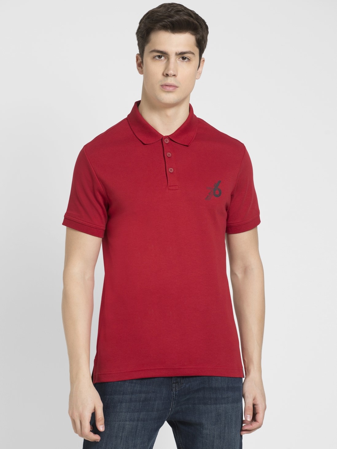 

Jockey Men Shanghai Red Sport Polo T-Shirt -  - 3911